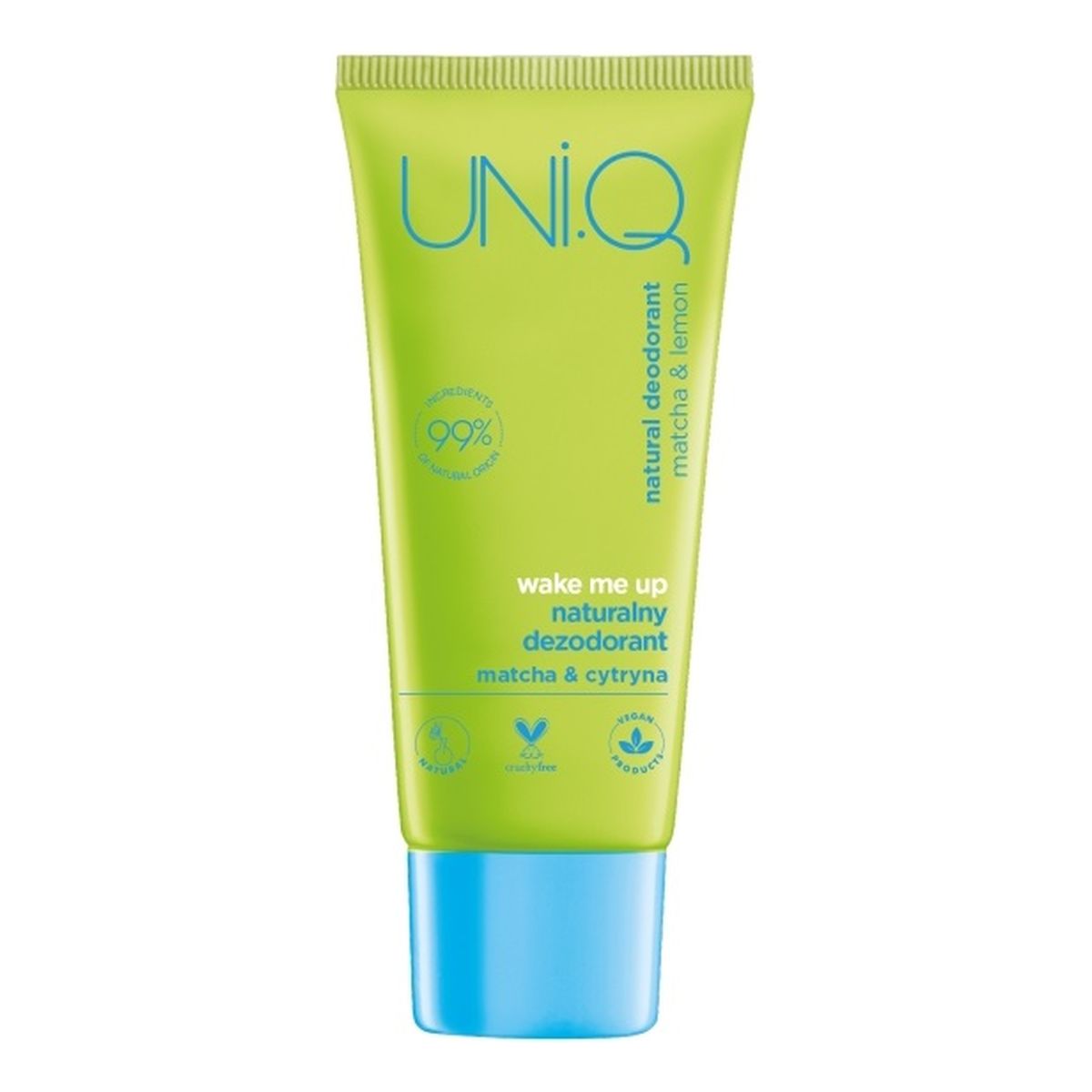 UNI.Q Wake Me Up naturalny Dezodorant matcha i cytryna 50ml