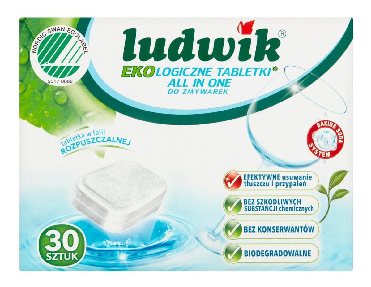 Ekologiczne tabletki do zmywarek (30 sztuk)
