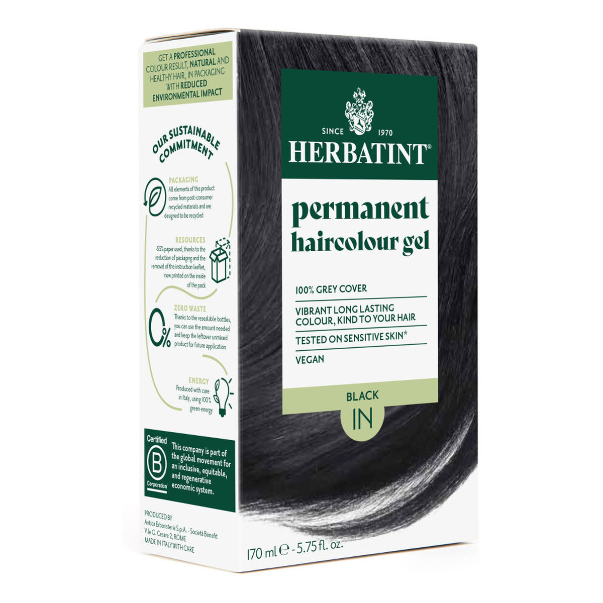 Herbatint Trwała Ziołowa farba do włosów 170ml