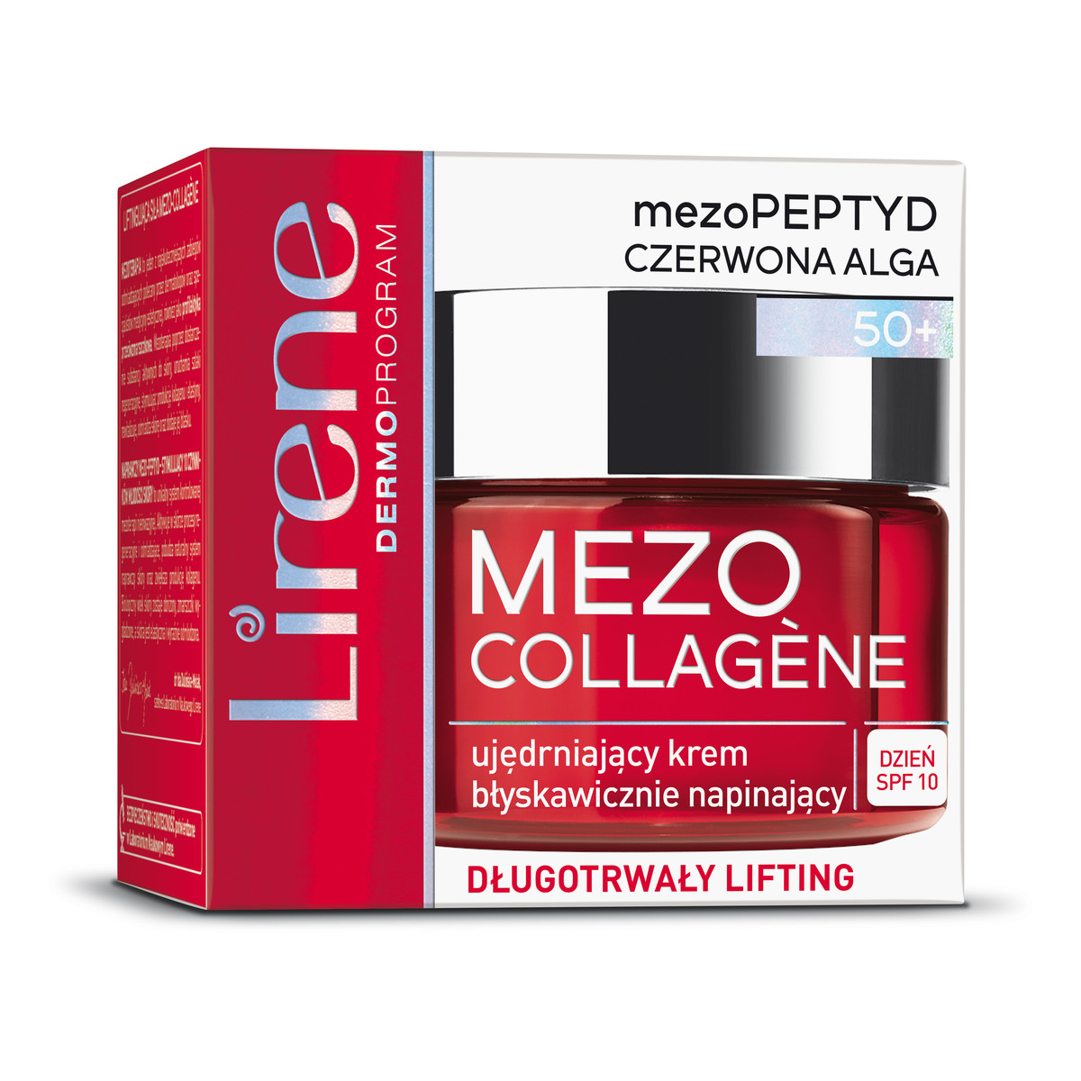 Lirene Mezo Collagene Ujędrniający krem błyskawicznie napinający na dzień 50+ SPF 10 50ml