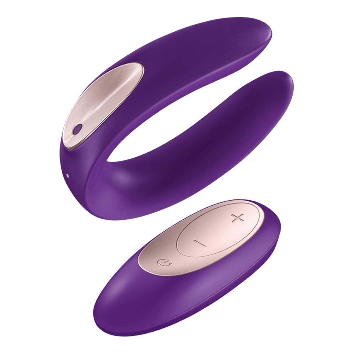 Satisfyer Partner plus remote control stymulator dla par z pilotem violet