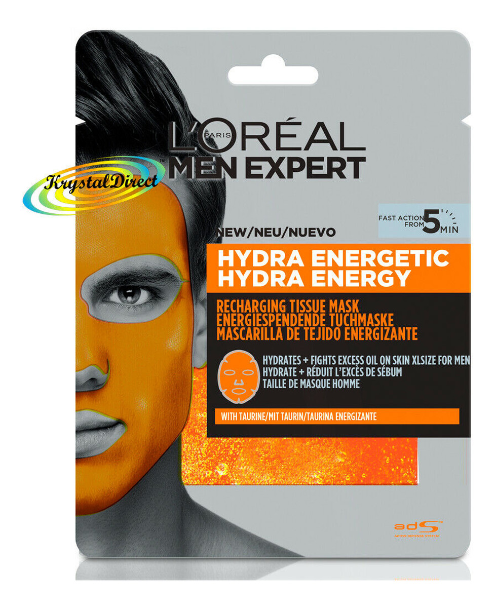Hydra Energetic Energetyzująca Maska w płachcie 1szt