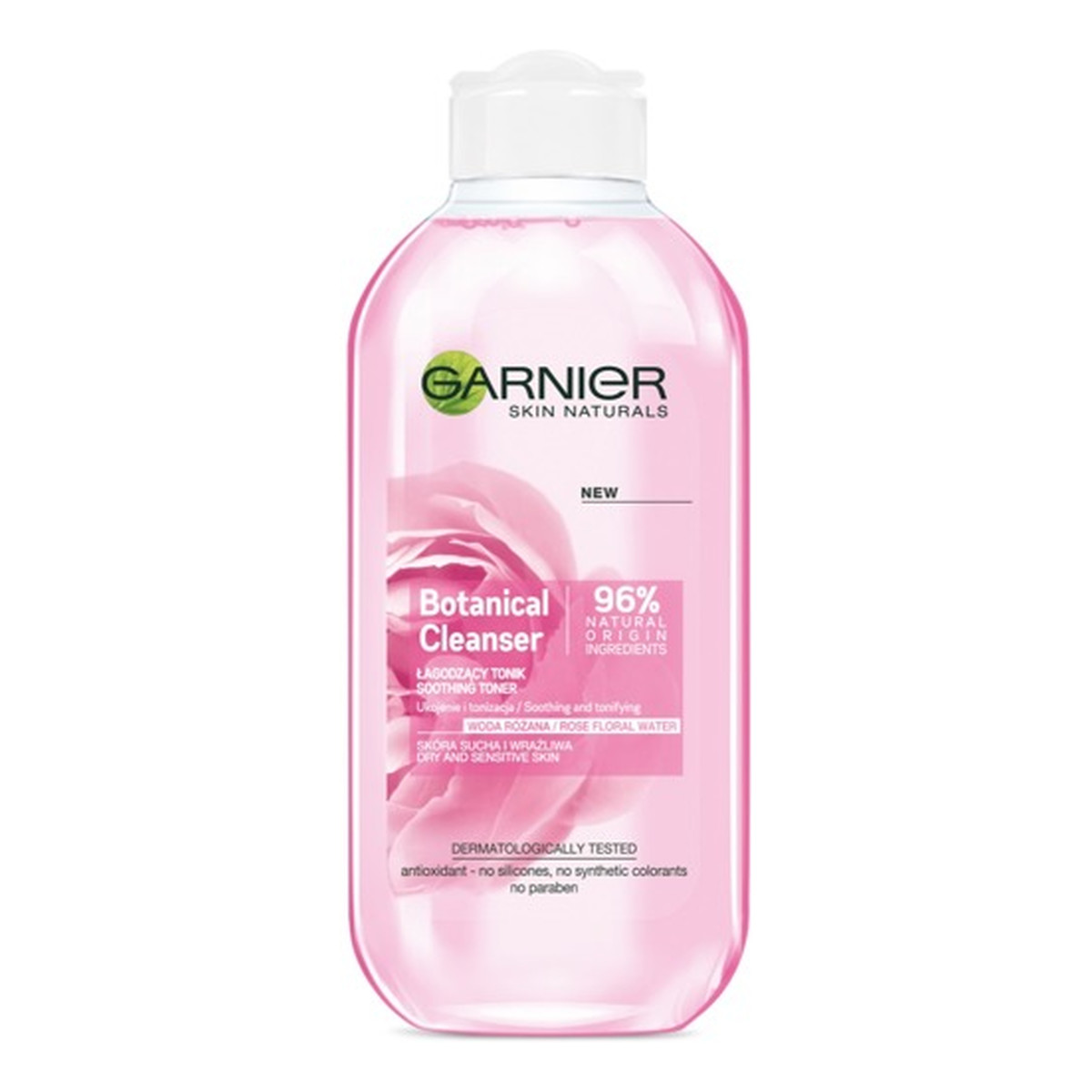 Garnier Skin Naturals Botanical Rose Tonik łagodzący 200ml