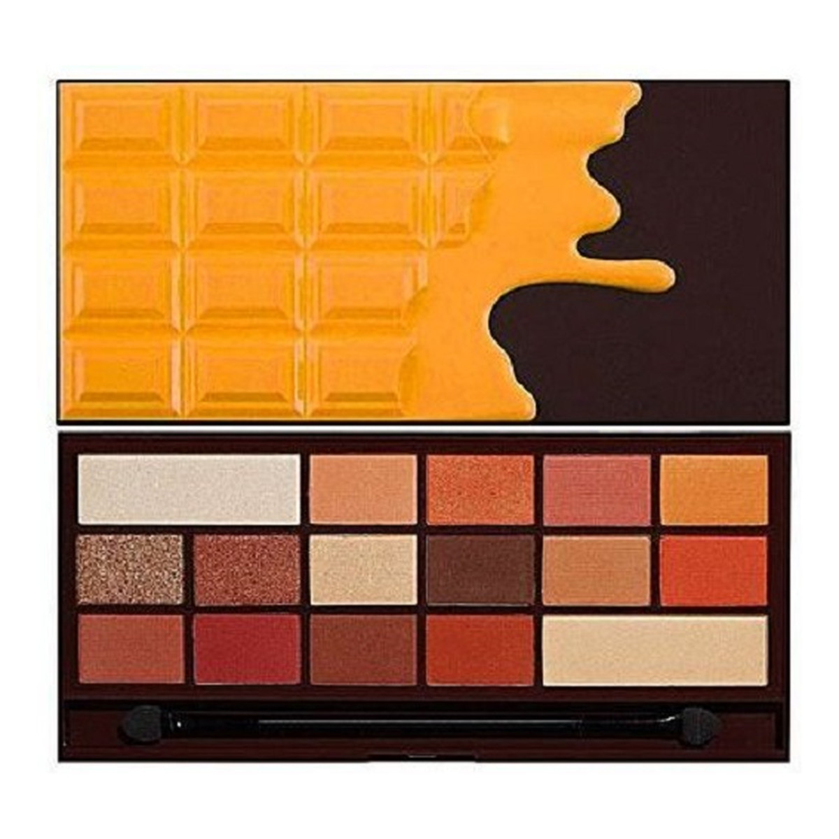 Makeup Revolution I Heart Makeup Chocolate Paleta 16 Cieni Orange 22g