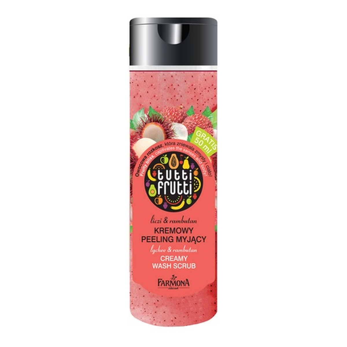 Farmona Tutti Frutti Tropikalny Peeling Do Ciała Liczi & Rambutan 200ml