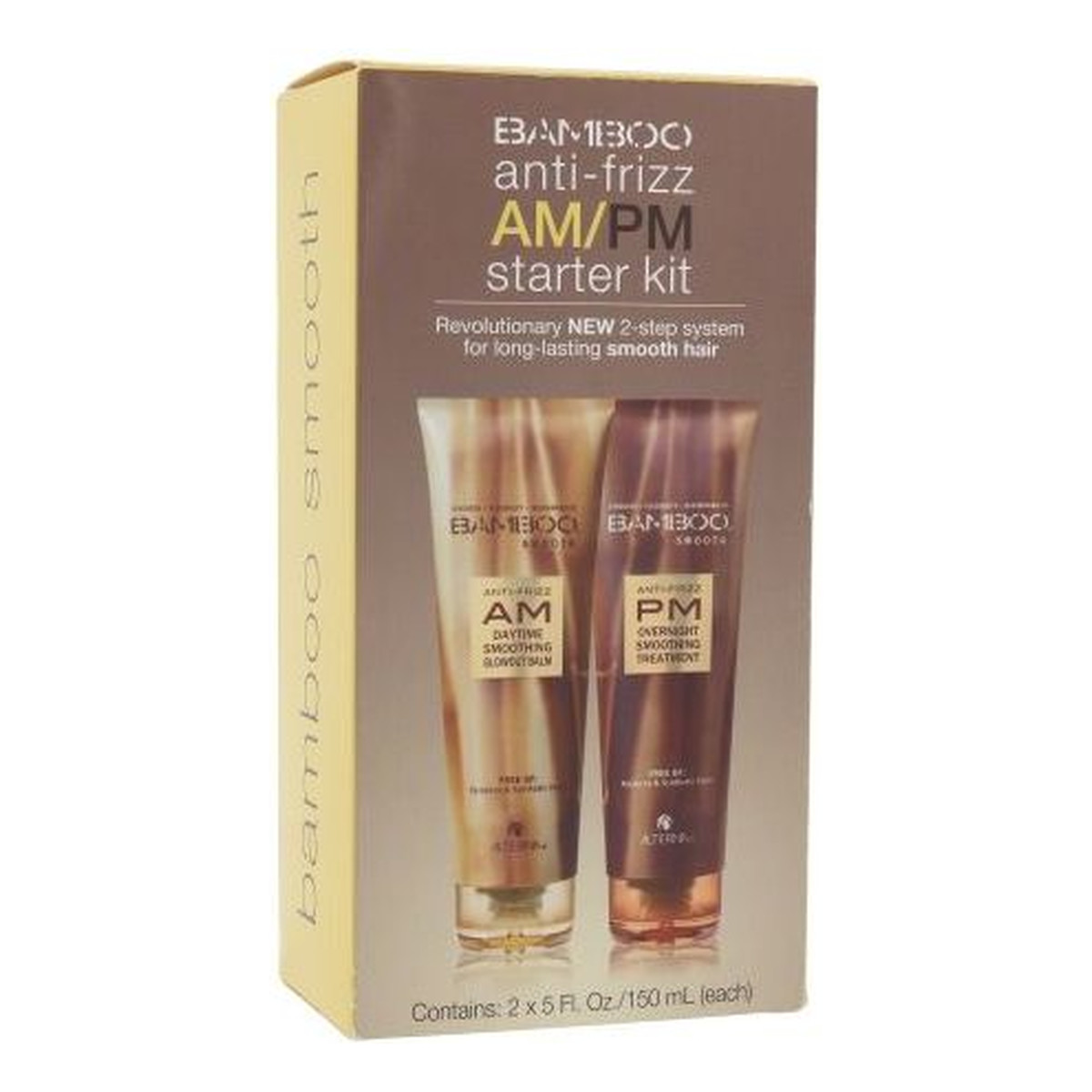 Alterna Bamboo Zestaw kosmetyków Smooth Anti-Frizz AM/PM Starter Kit 150ml