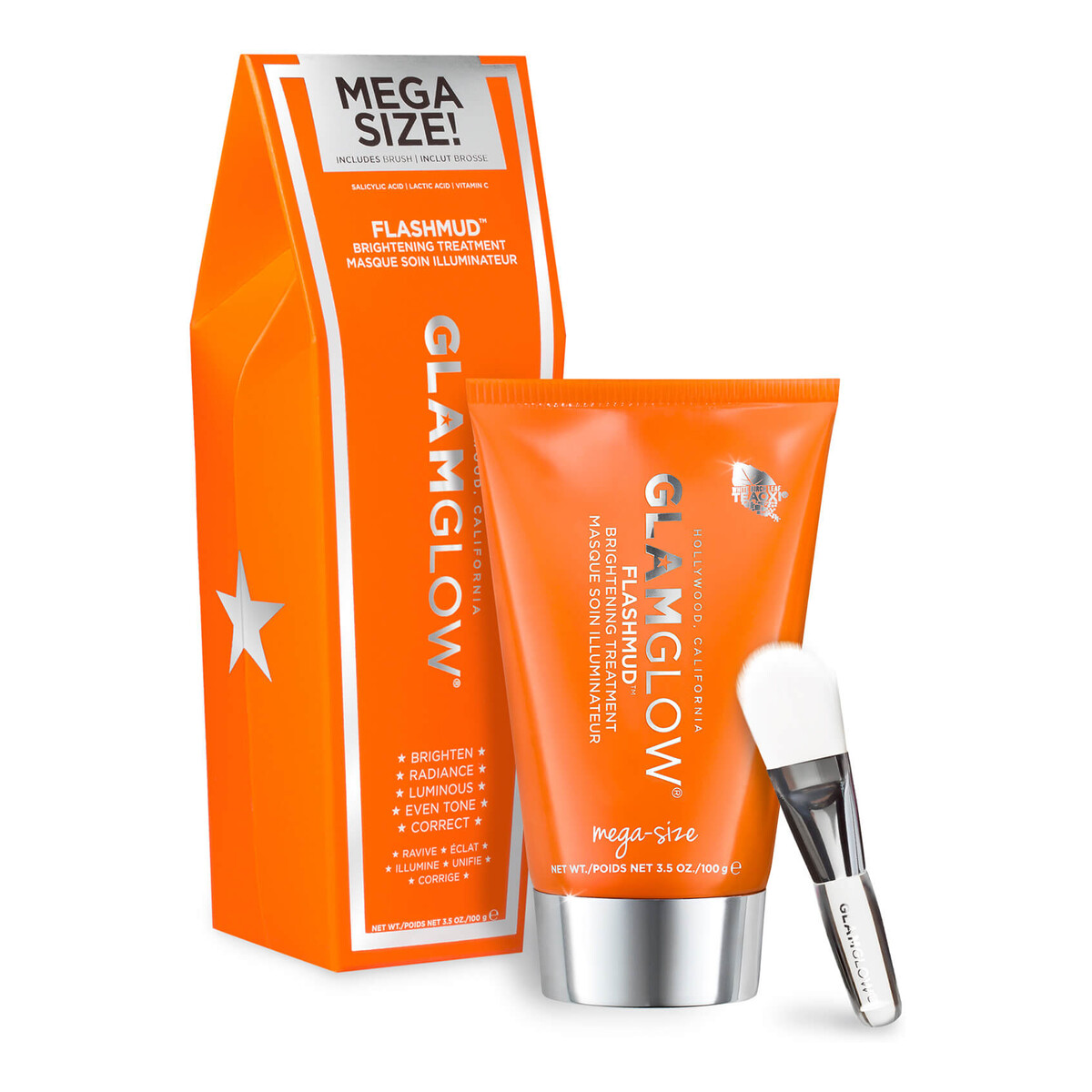 GlamGlow Flashmud rozświetlająca maseczka do twarzy 100g