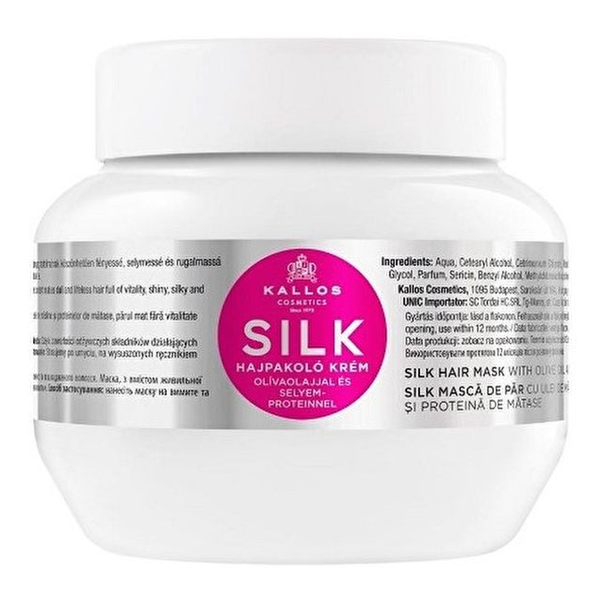 Kallos Silk KJMN Regenerująca Maska Do Włosów z Jedwabiem 275ml
