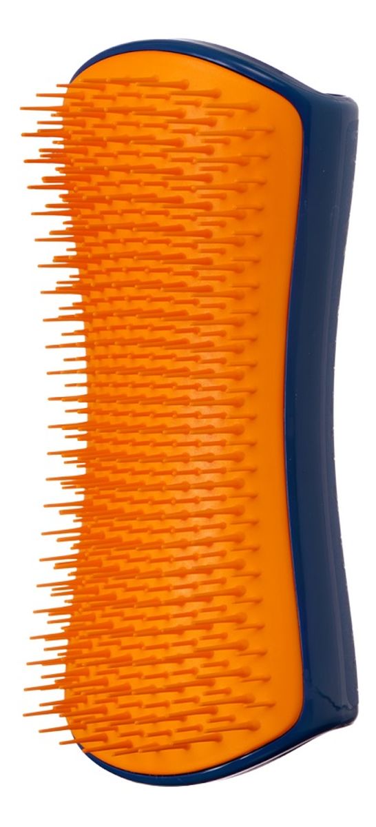 Large detangling dog grooming brush szczotka do rozplątywania i pielęgnacji sierści navy orange