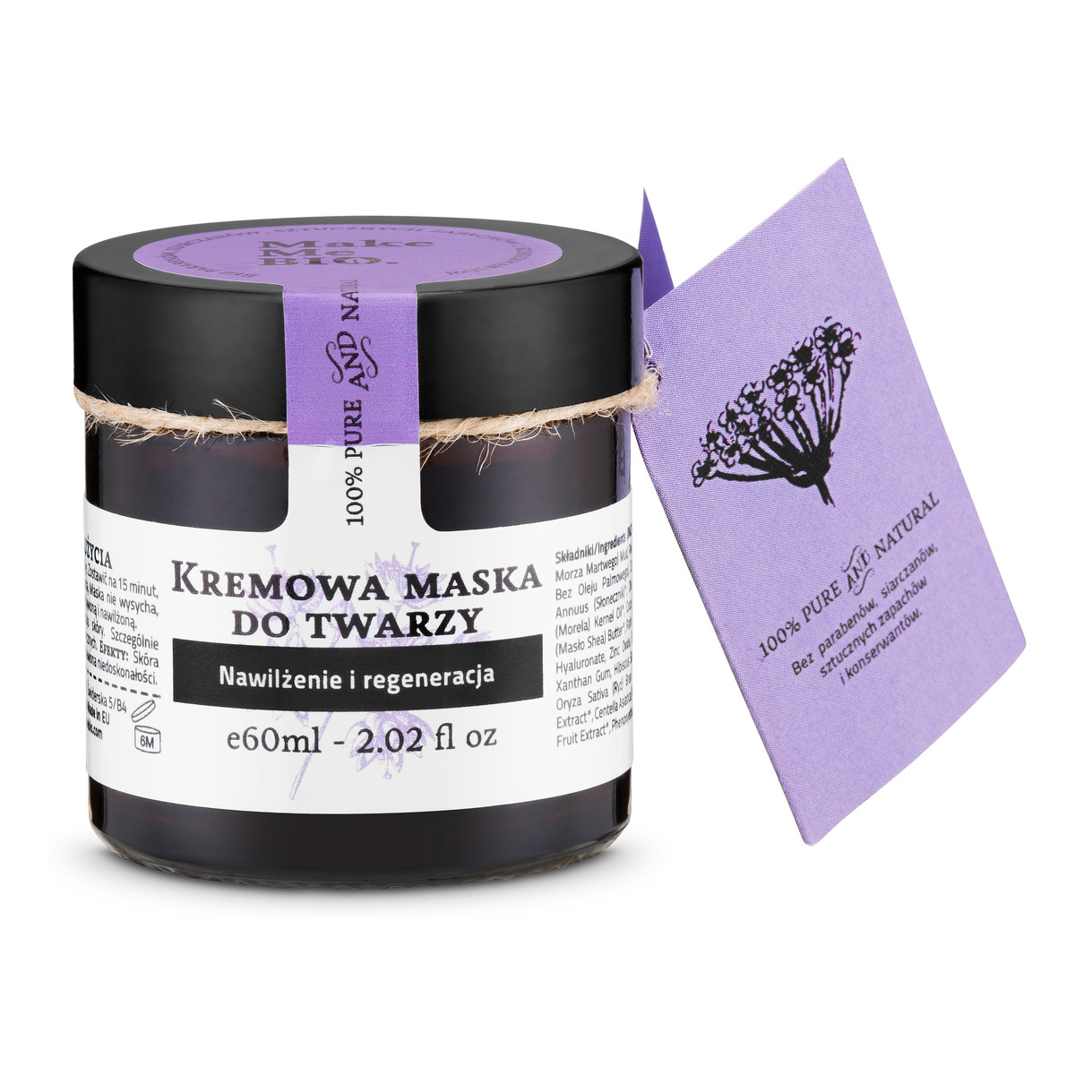 Make Me Bio Nawilżająca Kremowa Maska Do Twarzy 60ml