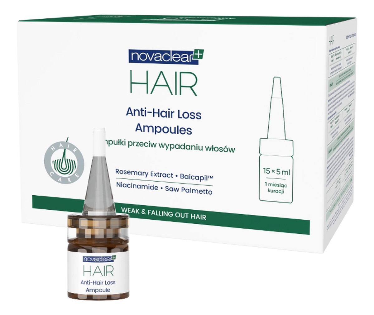 Ampułki przeciw wypadaniu włosów (15x5ml)