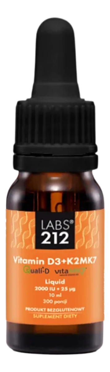 Vitamin D3+K2MK7 suplement diety w płynie