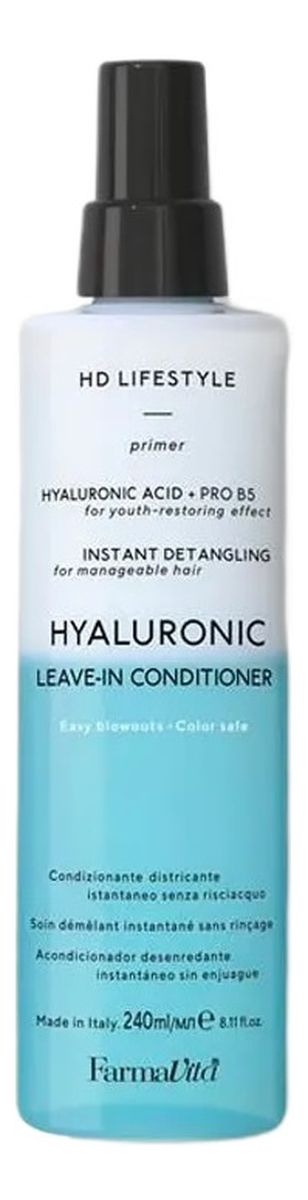 Hyaluronic leave-in conditioner dwufazowa odżywka do włosów z kwasem hialuronowym
