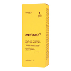 Kojic acid turmeric night wrapping mask rozjaśniająca maseczka do twarzy na noc