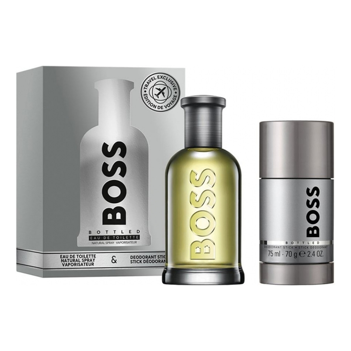 Hugo Boss Bottled Zestaw woda toaletowa spray 100ml + dezodorant sztyft 75ml