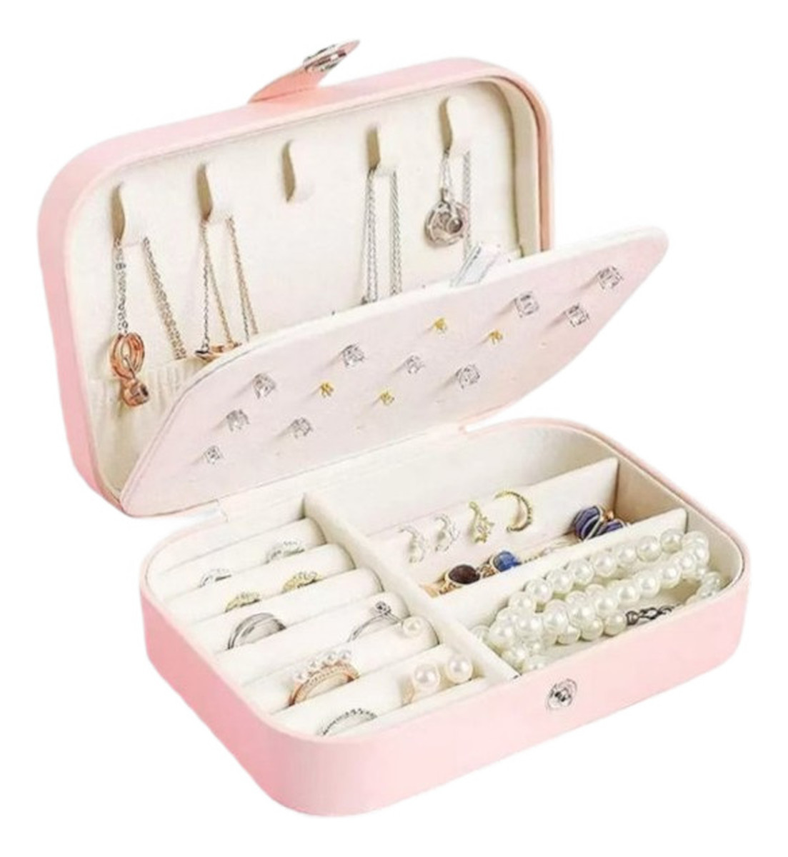 Szkatułka na biżuterię różowa pd160r