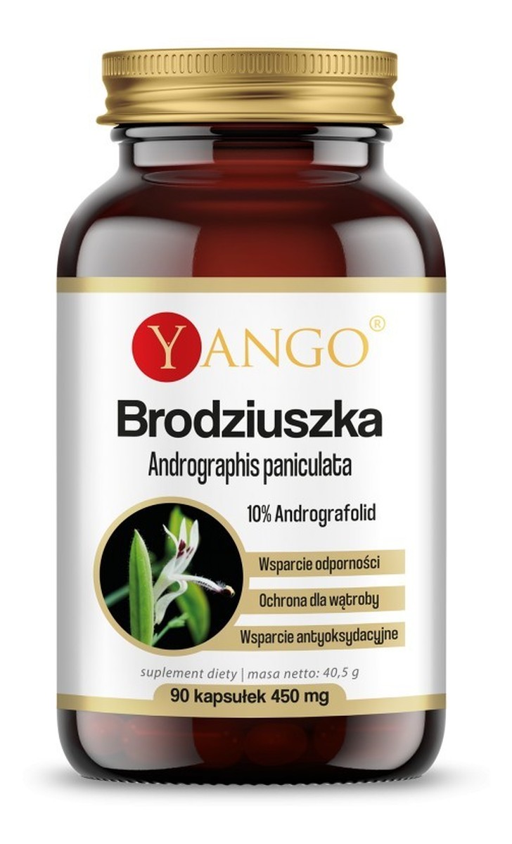 Brodziuszka Andrographis suplement diety 90 kapsułek