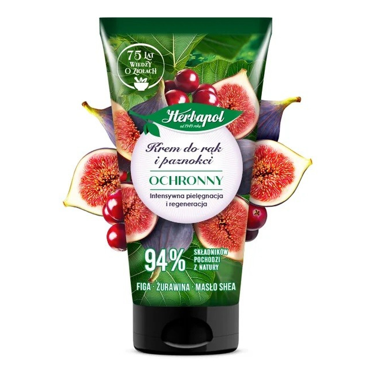 Herbapol Krem ochronny do rąk i paznokci-figa & żurawina & masło shea 50ml