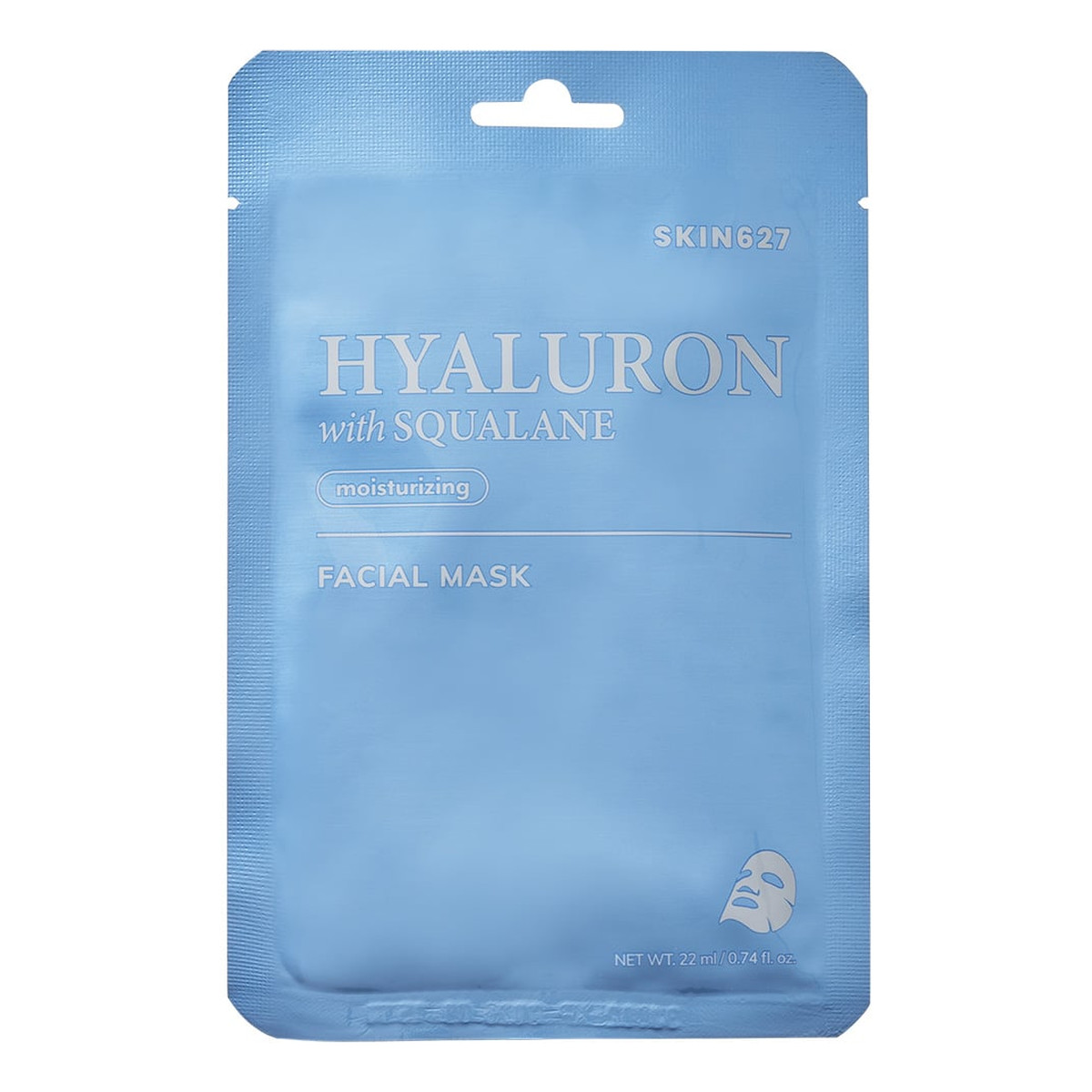 Skin627 Hyaluron with Squalane nawilżająca maska w płachcie 22ml