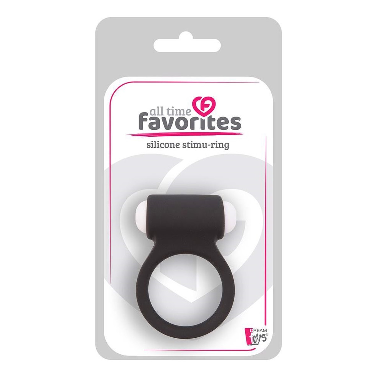 Dream Toys All Time Favorites Silicone Stimu-Ring silikonowy pierścień na penisa Black
