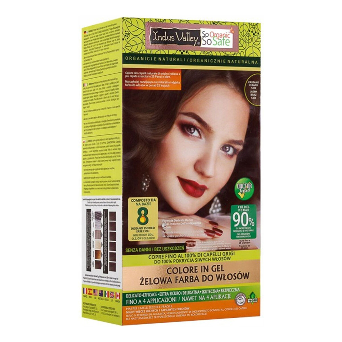 Indus Valley Gel Colour Żelowa farba do włosów