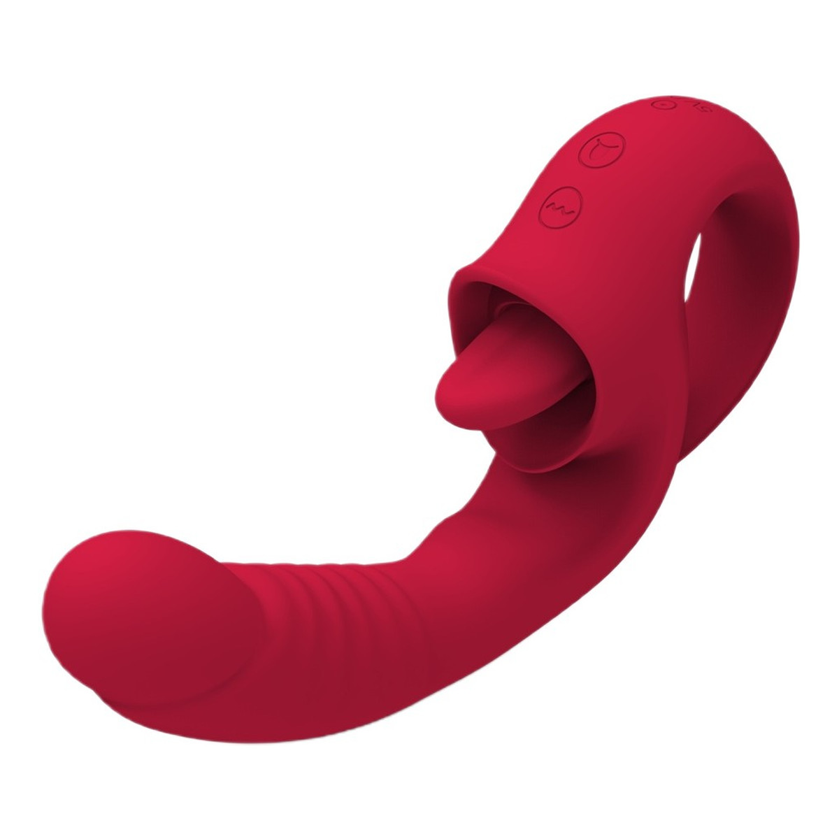 B-Series Magic Licking vibrator wibrator z języczkiem red