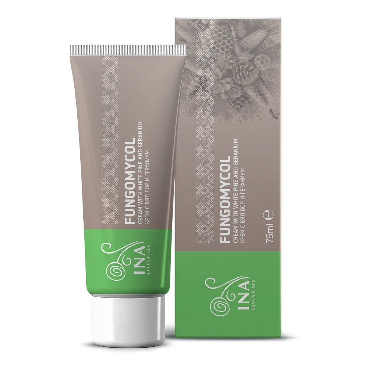 Ina Essentials Fungomycol Krem przeciw grzybicy paznokci i suchej popękanej skórze 75ml