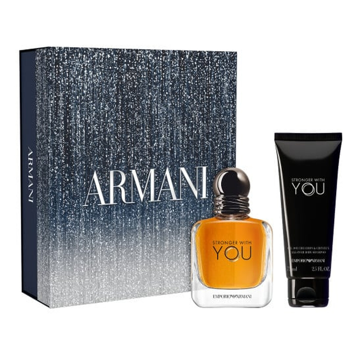 Giorgio Armani Stronger With You Zestaw woda toaletowa spray 50ml + żel pod prysznic 75ml