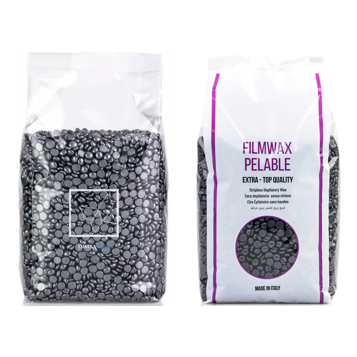 Dimax Wosk bezpaskowy w granulkach Czarny 1000g