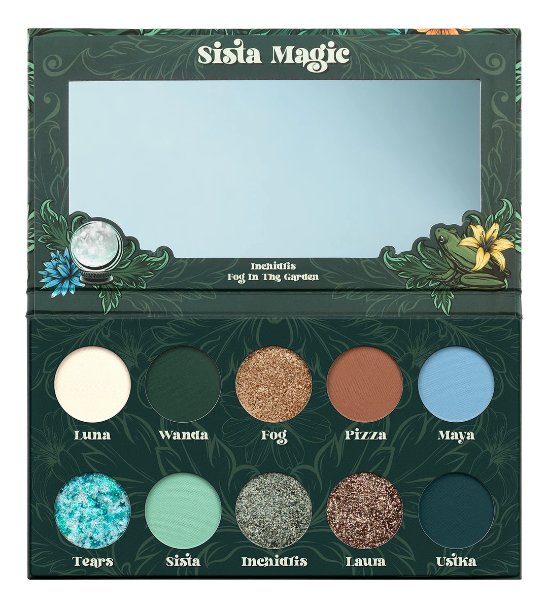 Paletka 10 cieni Sista Magic Fog & Inchidris