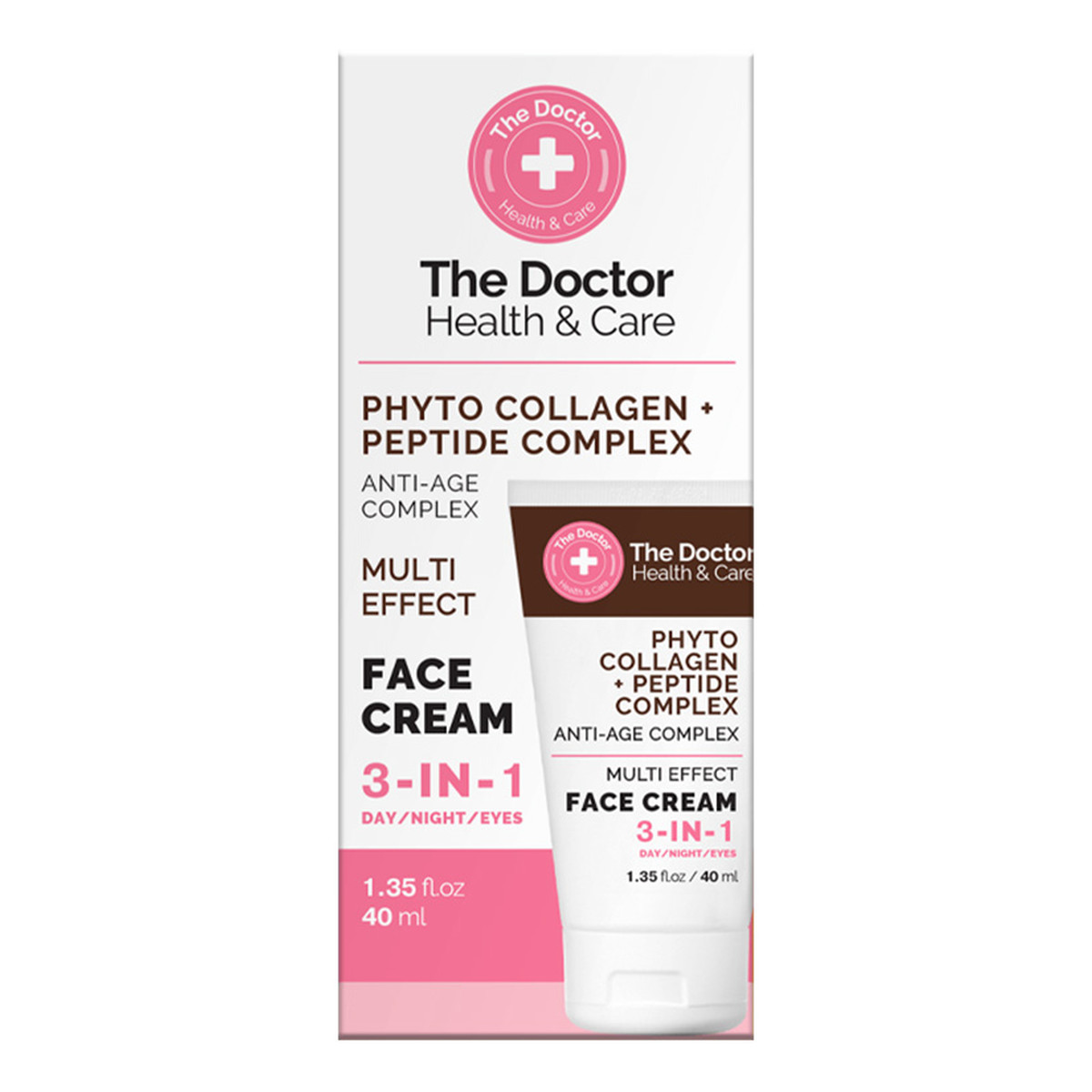The Doctor Krem do twarzy z kompleksem fitokolagenowym 3 w 1 40ml