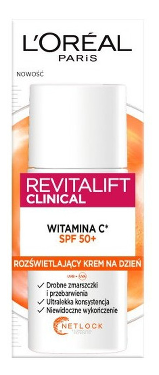 Clinical Witamina C* Rozświetlający Krem na Dzień SPF50+