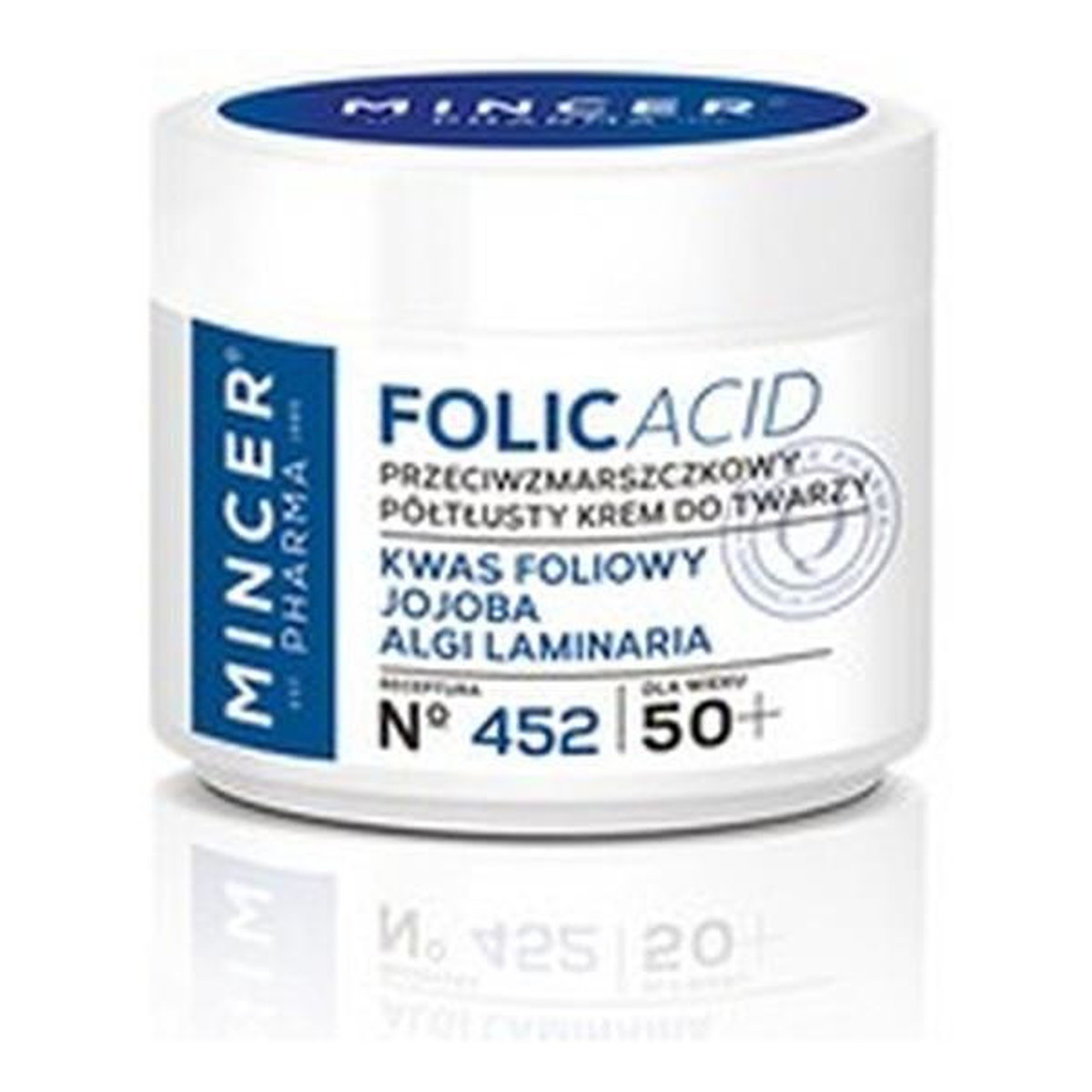Mincer Pharma Folic Acid 50+ Przeciwzmarszczkowy Krem Do Twarzy No452 50ml