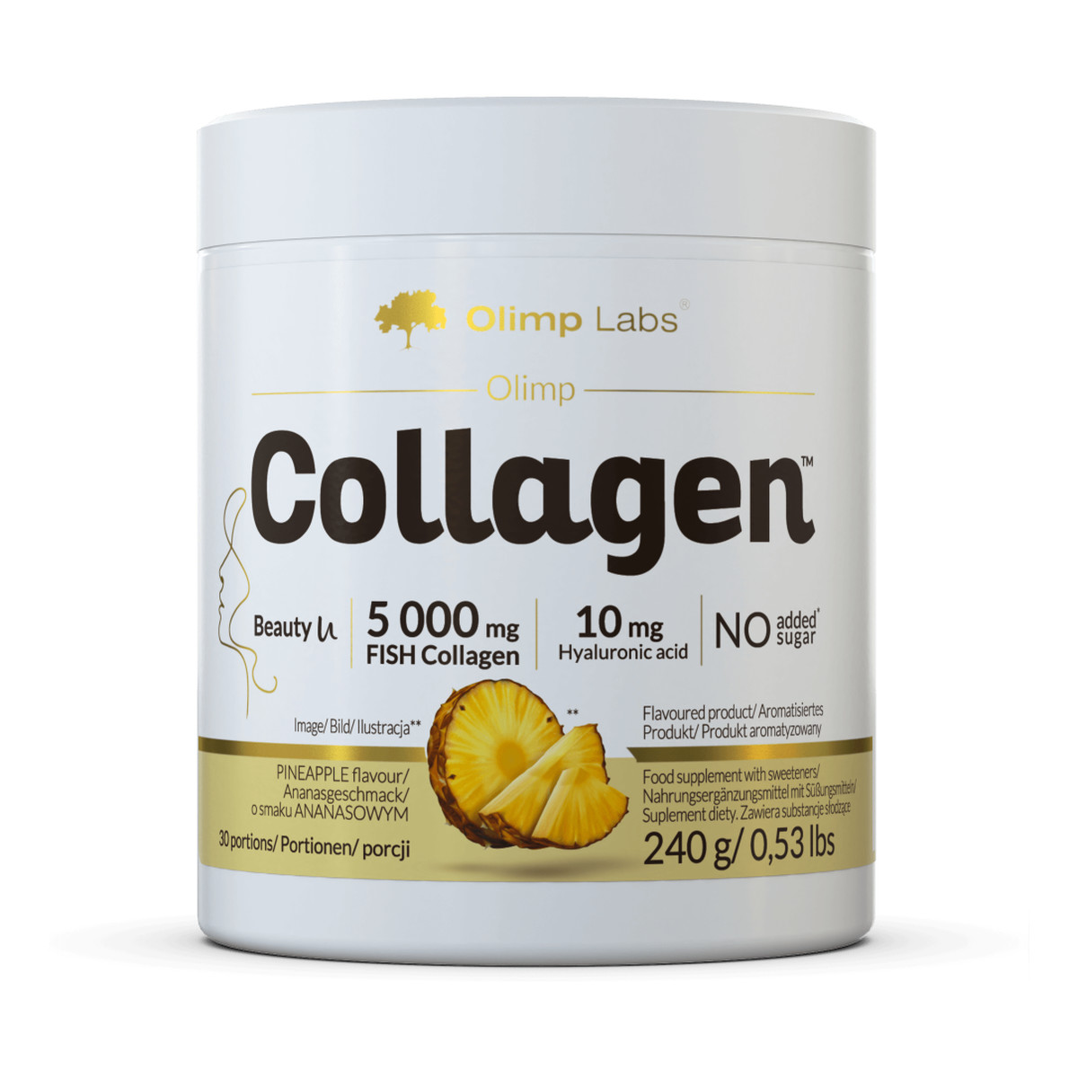 Olimp Labs Collagen kolagen pochodzenia rybiego suplement diety Ananas 240g