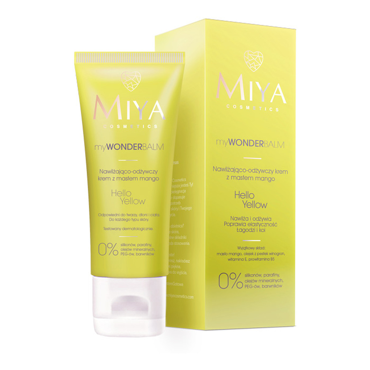 Miya My Wonder Balm Hello Yellow Nawilżająco-Odżywczy Krem z Masłem Mango 75ml