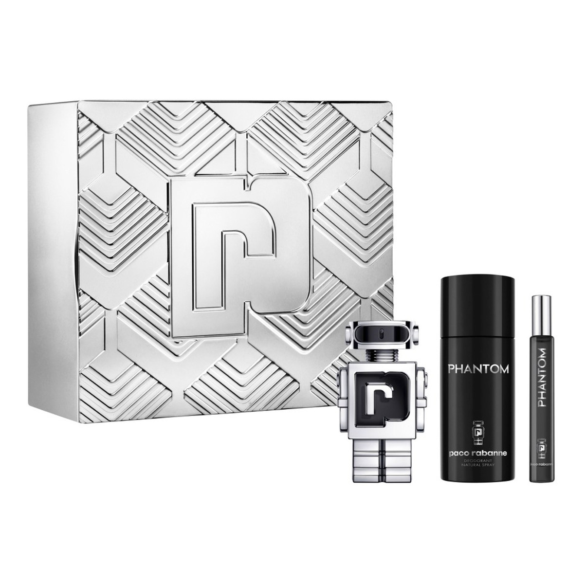 Paco Rabanne Phantom Zestaw woda toaletowa spray 50ml + dezodorant spray 150ml + woda toaletowa 10ml