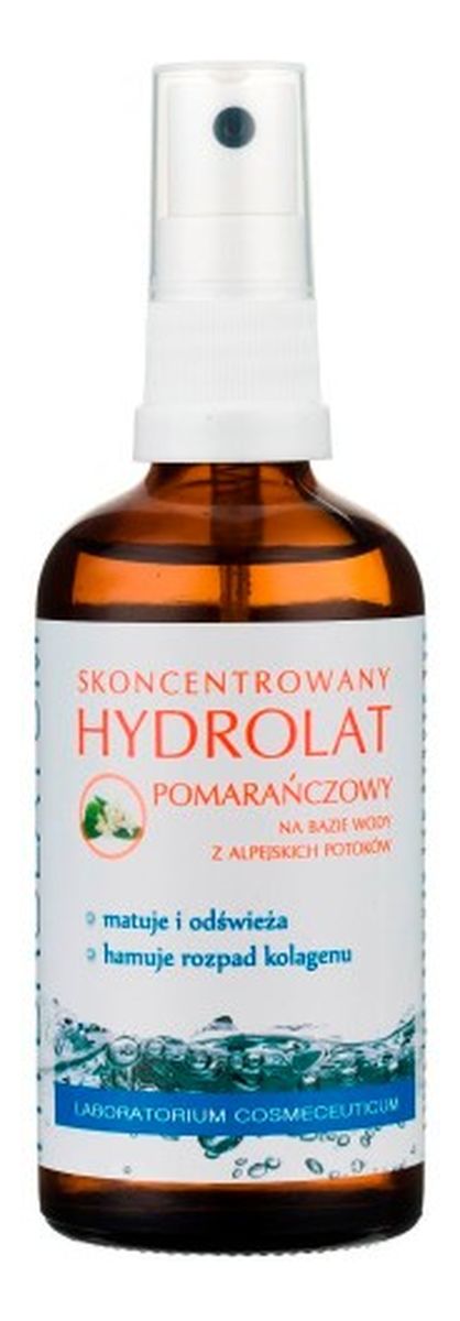 Hydrolat Pomarańczowy - na bazie Kwiatów Słodkiej Pomarańczy i wody z alpejskich potoków