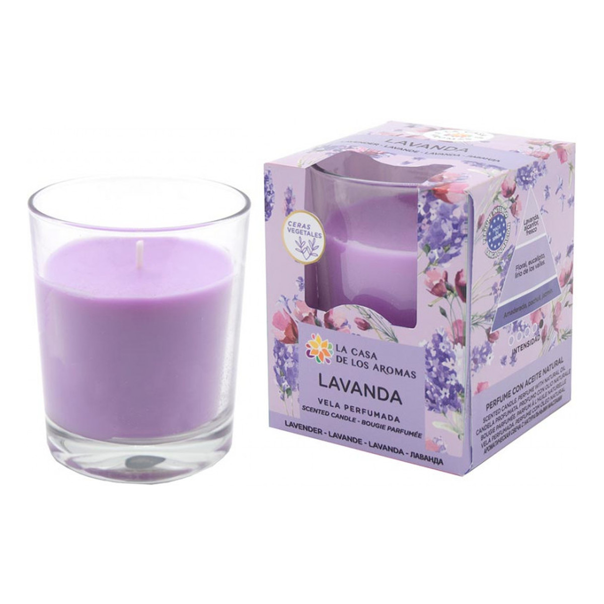 La Casa De Los Aromas Świeca zapachowa Lawenda 140g