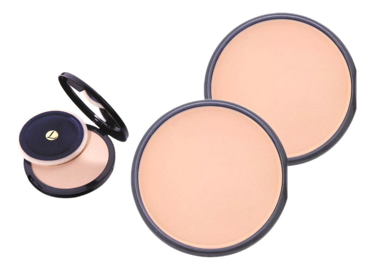 Puder Do Twarzy Puderniczka z Lusterkiem Peach + 2 wkłady 3x20g