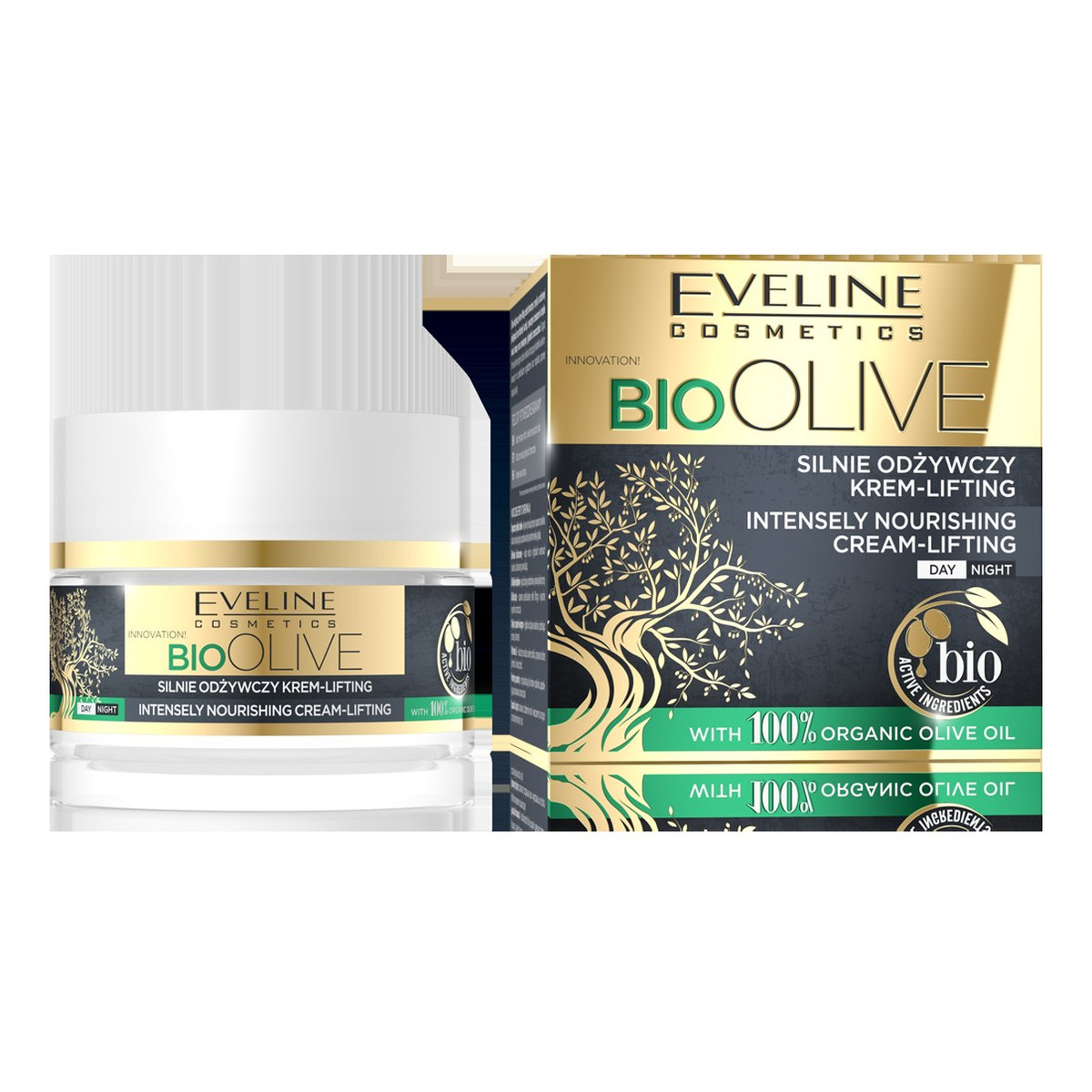 Eveline Bio Olive Silnie odżywczy Krem-lifting na dzień i noc 50ml