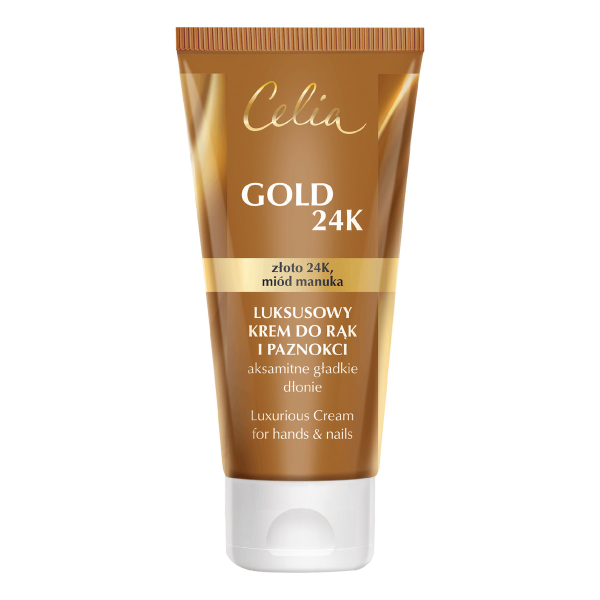 Celia De Luxe Luksusowy Krem Do Rąk I Paznokci Gold 24K 80ml