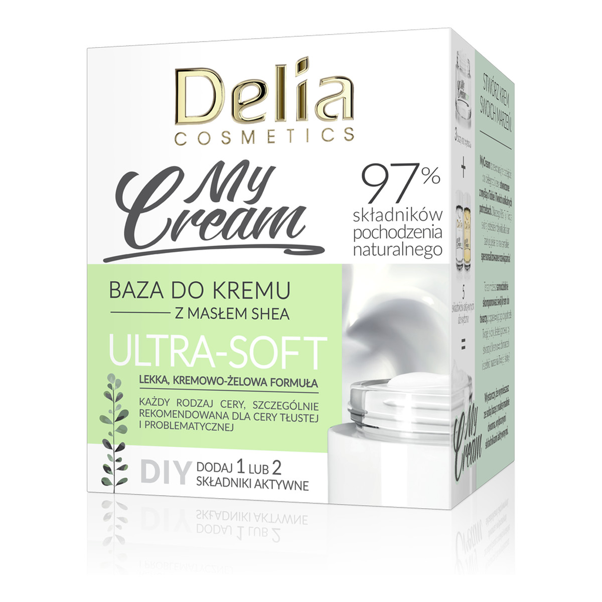 Delia My Cream Baza do kremu Ultra-Soft z masłem shea 40ml