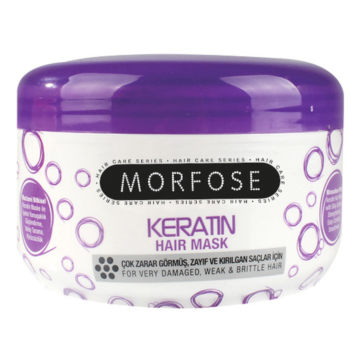 Morfose Keratin keratynowa maska dla bardzo zniszczonych słabych łamliwych włosów 500ml