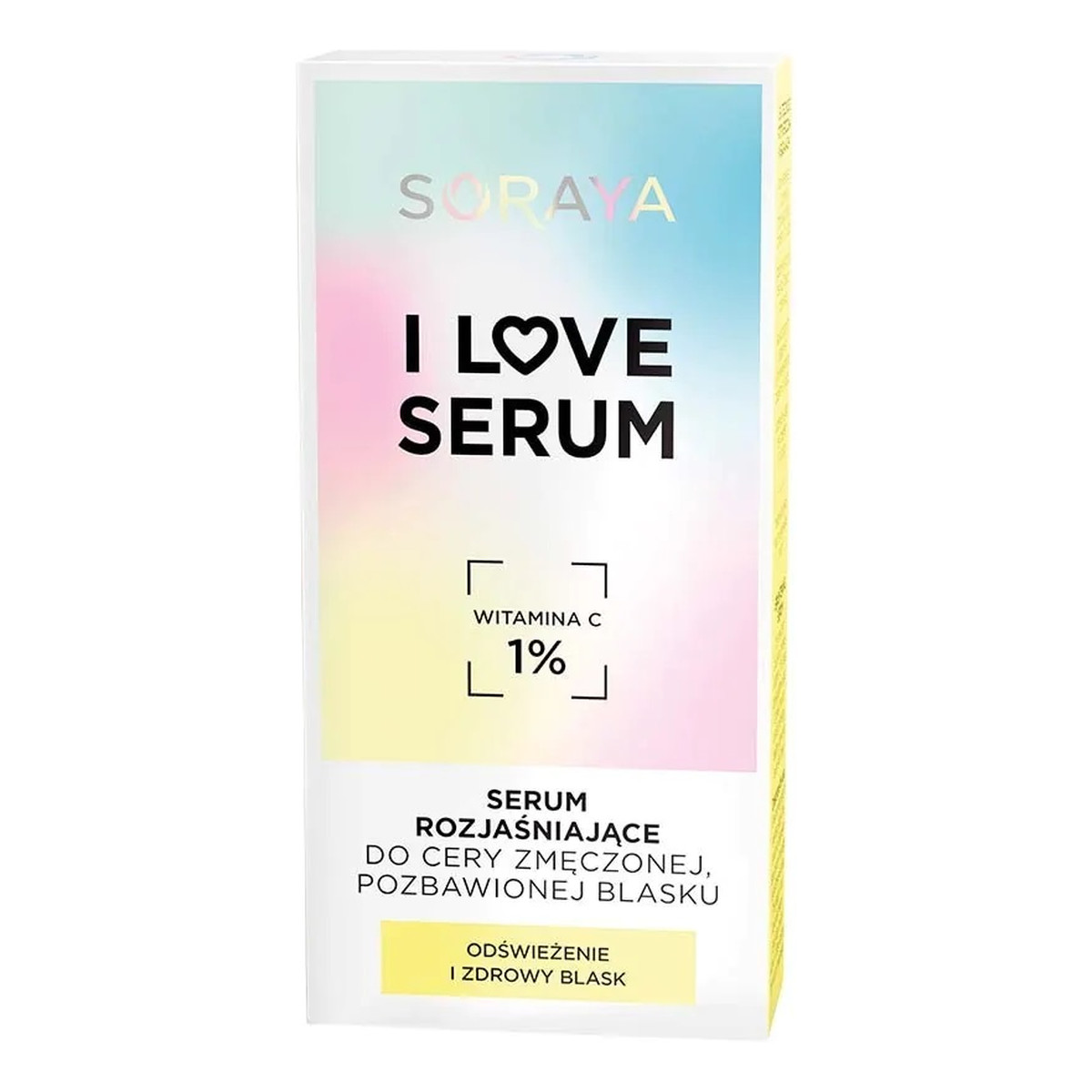 Soraya I Love Serum Serum rozjaśniające do cery zmęczonej i pozbawionej blasku 30ml