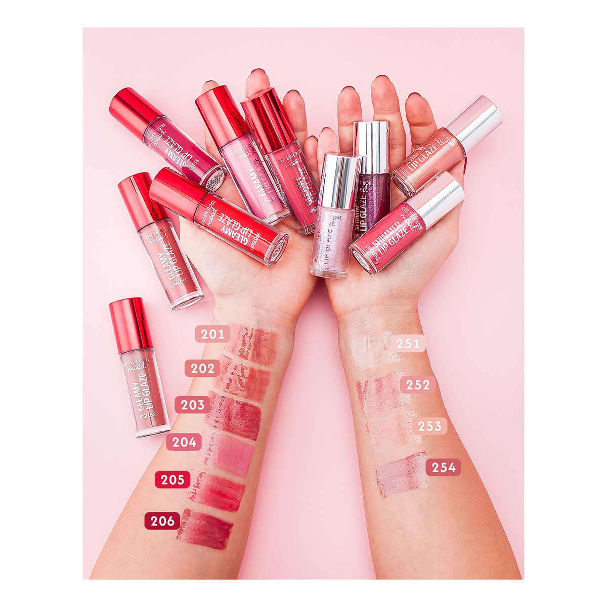 Golden Rose Mood Shimmer Lip Glaze Błyszczyk do ust 6ml