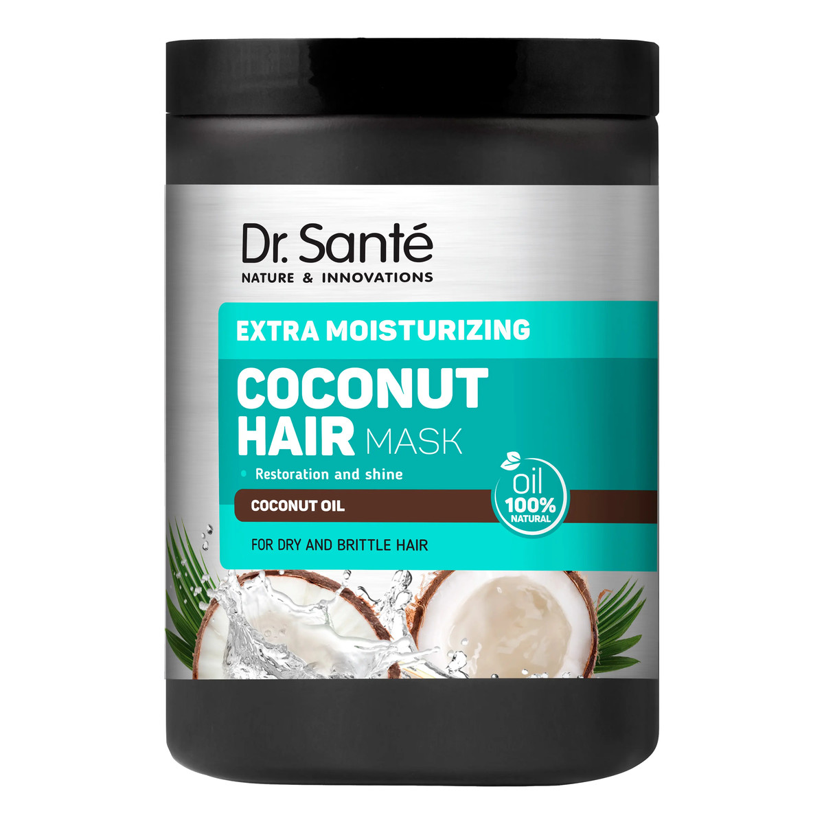 Dr. Sante Coconut Hair Maska do włosów suchych i łamliwych Ekstranawilżenie 1000ml