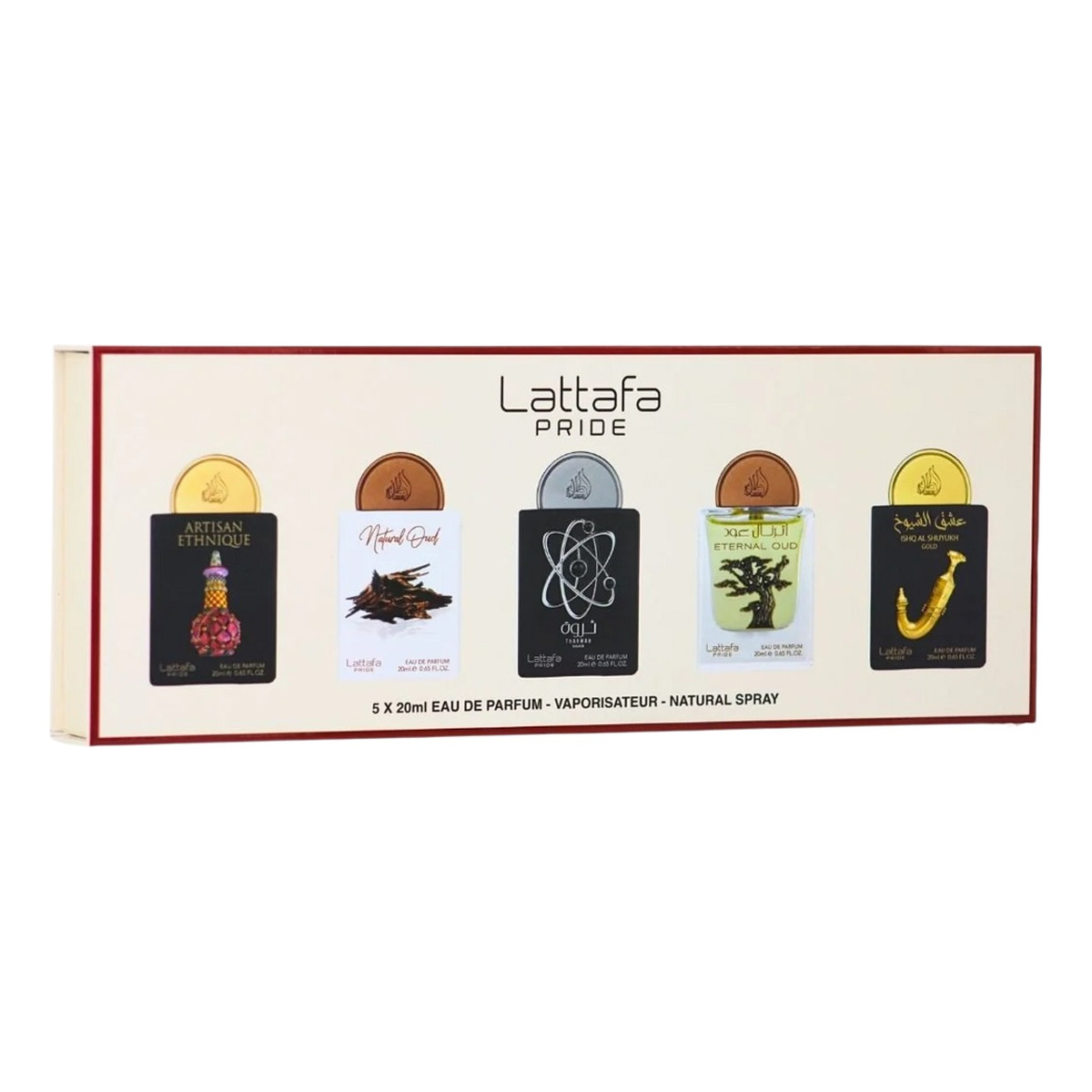 Lattafa Pride Collection No.2 Zestaw wód perfumowanych 5x20ml 100ml