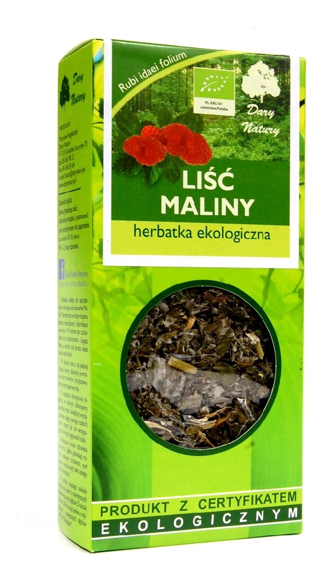 Herbatka ekologiczna liść maliny