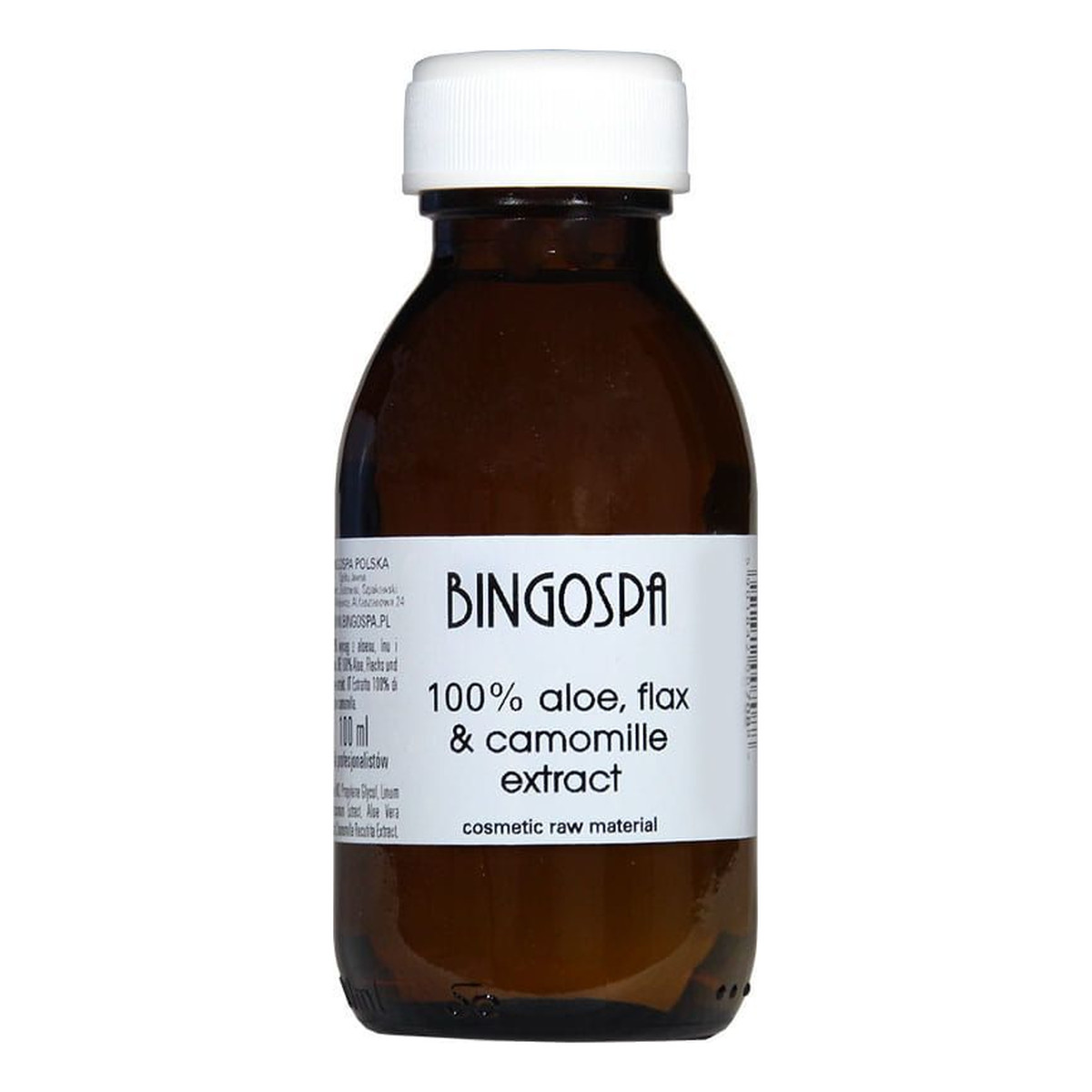BINGOSPA Wyciąg z Aloesu Lnu i Rumianku 100% 100ml