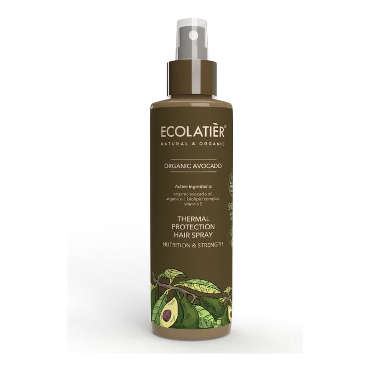 Ecolatier Green Spray chroniący włosy przed wysoką temperaturą Awokado 200ml